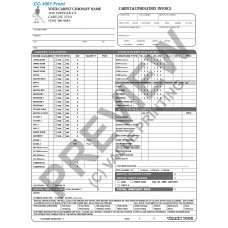 CC-1001 Carpet & Upholstery Invoice (Terms on Back)