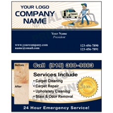 Carpet Cleaning Business Cards #1