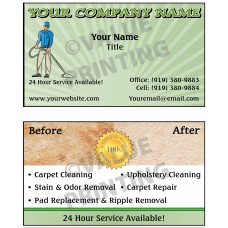 Carpet Cleaning Business Cards #2