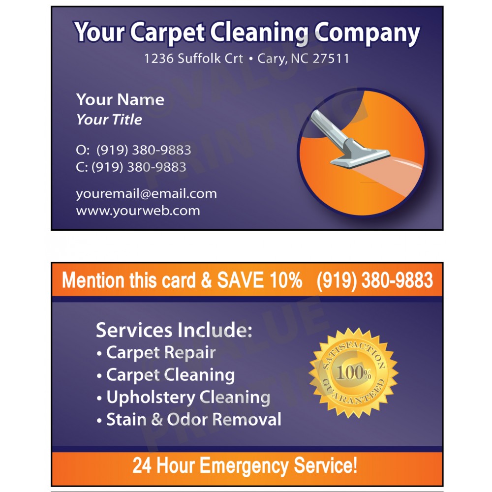 carpet cleaning business cards #6 hvac sticker carpet cleaning business cards