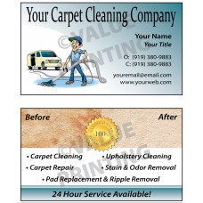 Carpet Cleaning Business Cards #7 