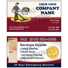 Carpet Cleaning Business Cards #9