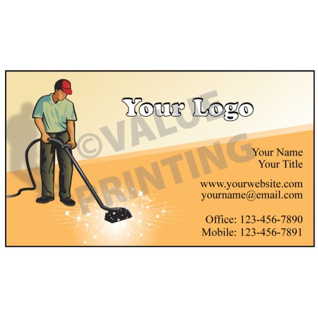 Carpet Cleaning Business Card Magnet  #10